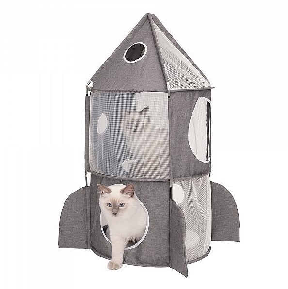 Catit Vesper Rocket Ship, Gray