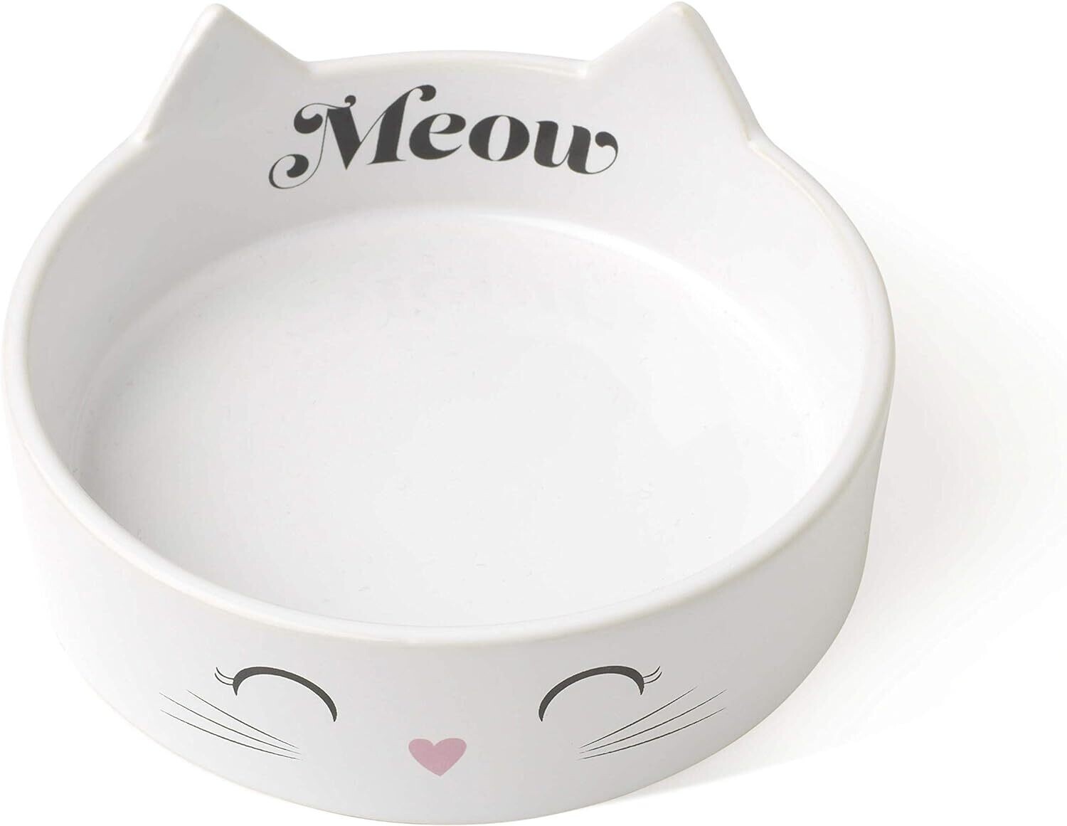 Petrageous Meow Kitty Shallow Cat Bowl