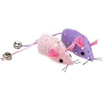 Ware Sparkle Mouse Toy With Catnip 2pc