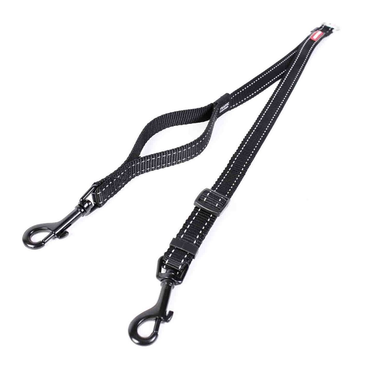 Ezydog Soft Touch Leash Coupler Black Dog