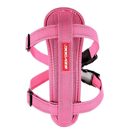 Ezydog Chest Plate Harness Pink Cameo Large