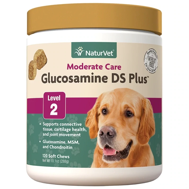 NaturVet Glucosamine DS Plus Dog 120 Soft Chews