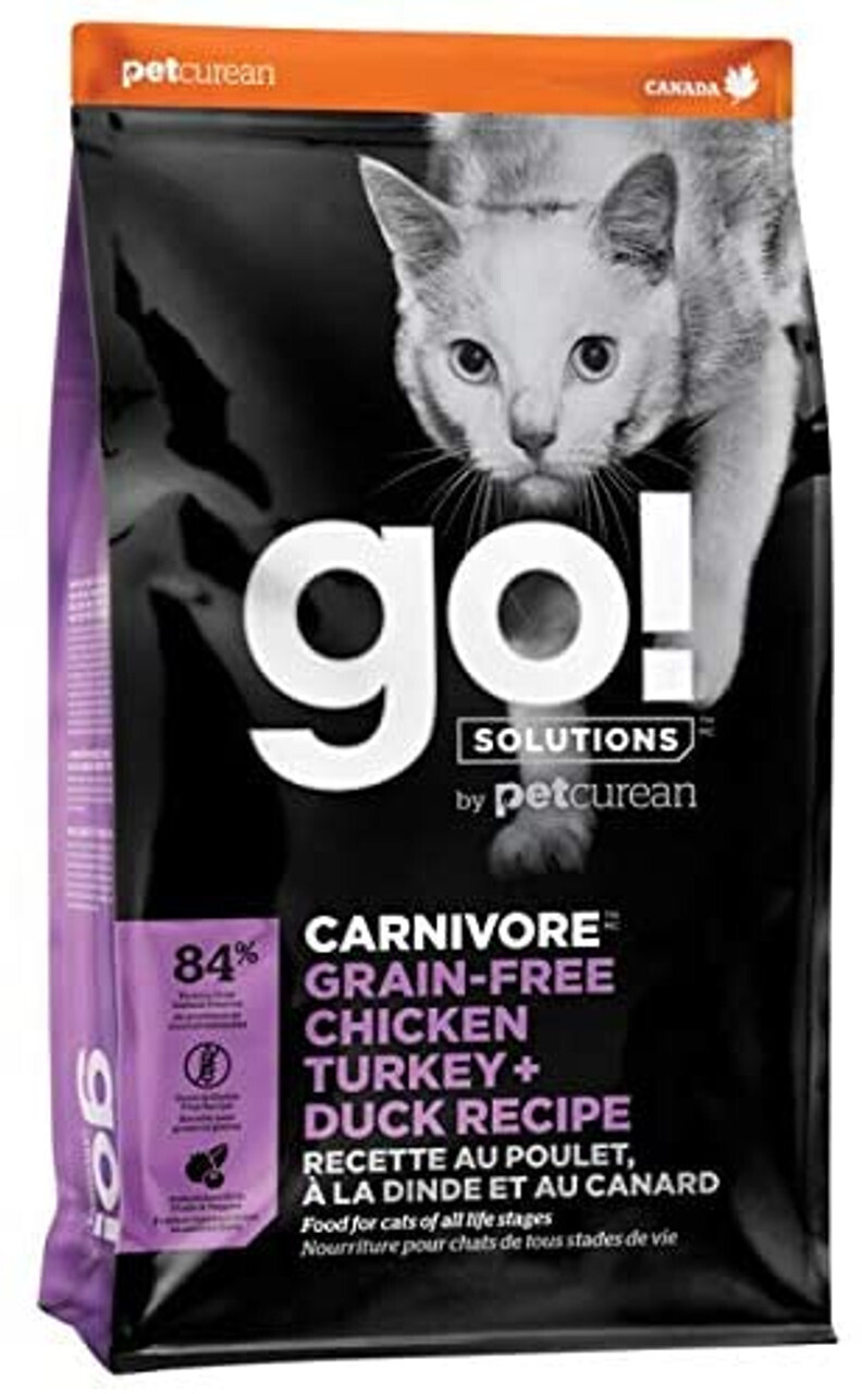 Go! Solution Carnivore Grain-free Chicken Turkey + Duck 3lb