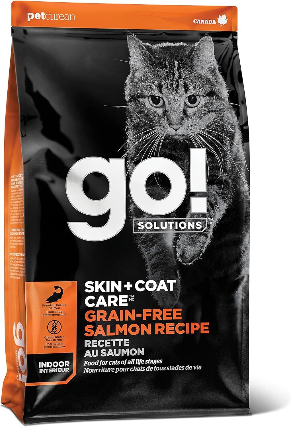 Go Solution Skin+ Coat Grain-free Salmon Cat Dry Food 3lb