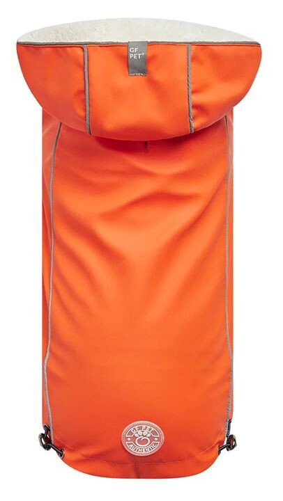 Gf Pet Insulated Raincoat Orange Xx Small