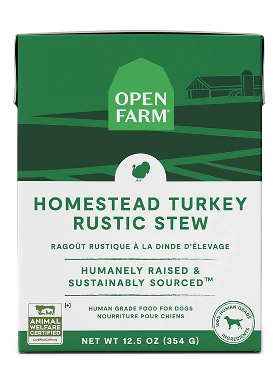 Open Farm Homestead Turkey Stew Wet Dog Food 12.5oz