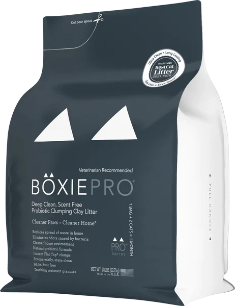 BoxiePro Clumping Clay Cat Litter 28lb