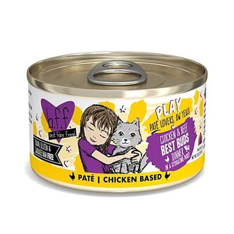 Weruva b.f.f Best Buds Chicken& Beef Paté 2.8oz