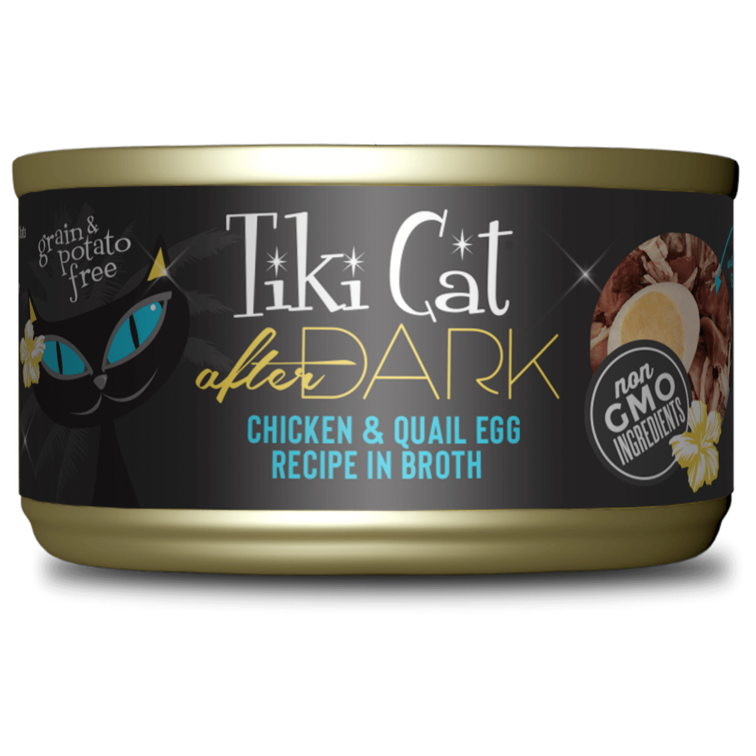 Tiki Cat After Dark Paté Chicken & Quail Egg 80g
