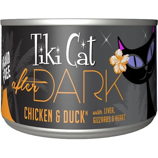 Tiki Cat After Dark Chicken & Duck Wet Cat Food 5.5oz