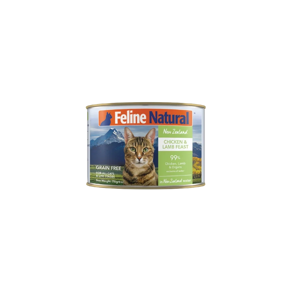 Feline Natural Chicken & Lamb Feast Cat Wet Food 6oz