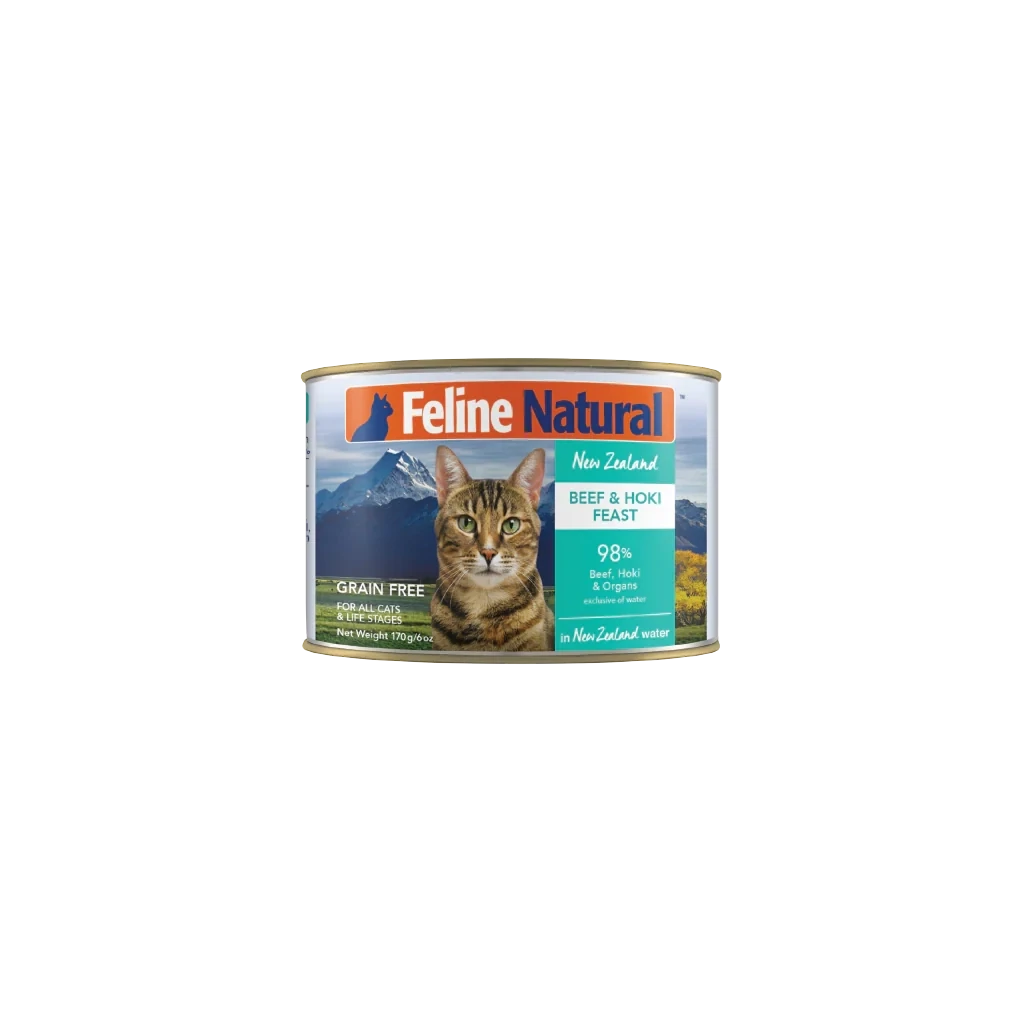 Feline Natural Beef & Hoki Feast Cat Wet Food 6oz