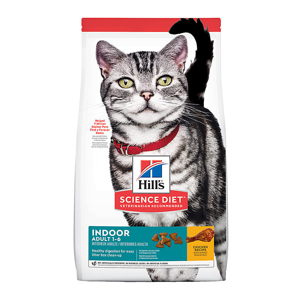 Science Diet Hill's Indoor Adult1-6 Cat Dry Food 3.5lb