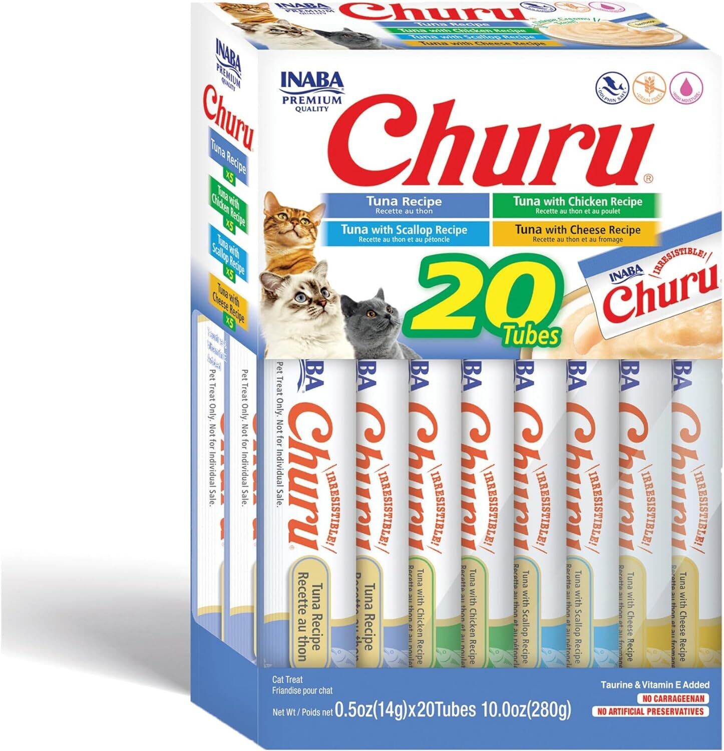 Inaba Churu Tuna Varieties Cat Treat 20tubes