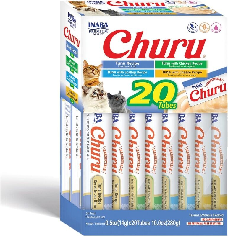 Inaba Tuna Variety 20tubes Cat Treat