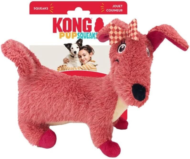 Kong Pup Squeaks Daisy Medium Dog Toy