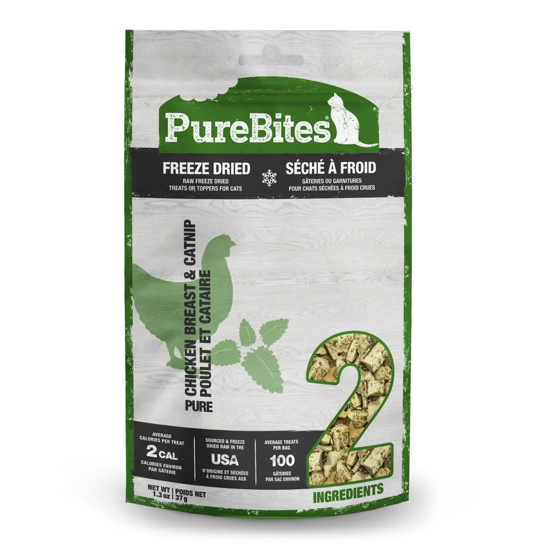 PureBites Freeze Dried Chicken Breast & Catnip Cat Treat 37g