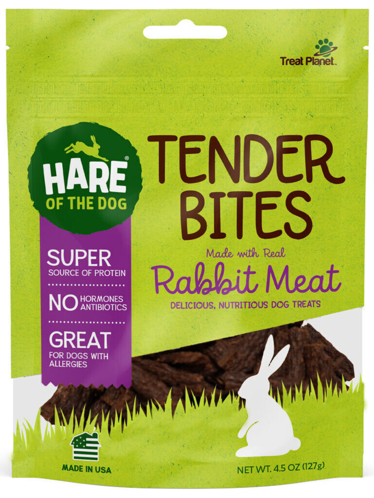 Hare Tender Bites Rabbit Meat Dog Treat 4.5oz