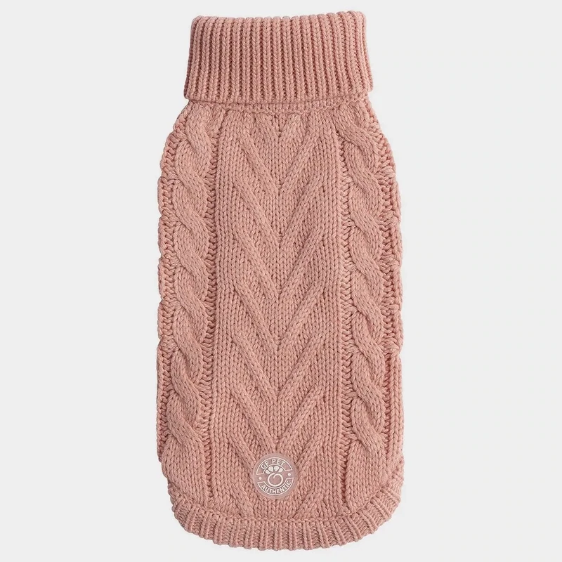 GF Pet Chalet Sweater Pink Small Dog