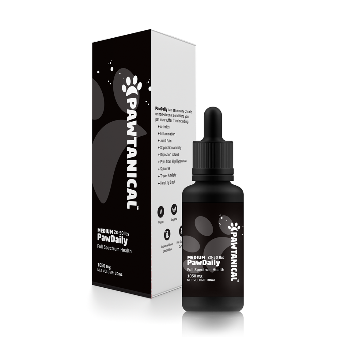 Pawtanical Full Spectrum Hemp Oil Pawdaily 50-80lb