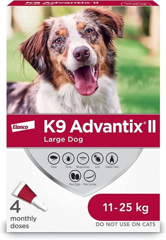K9 Advantix II 11kg-25kg 4 Doses