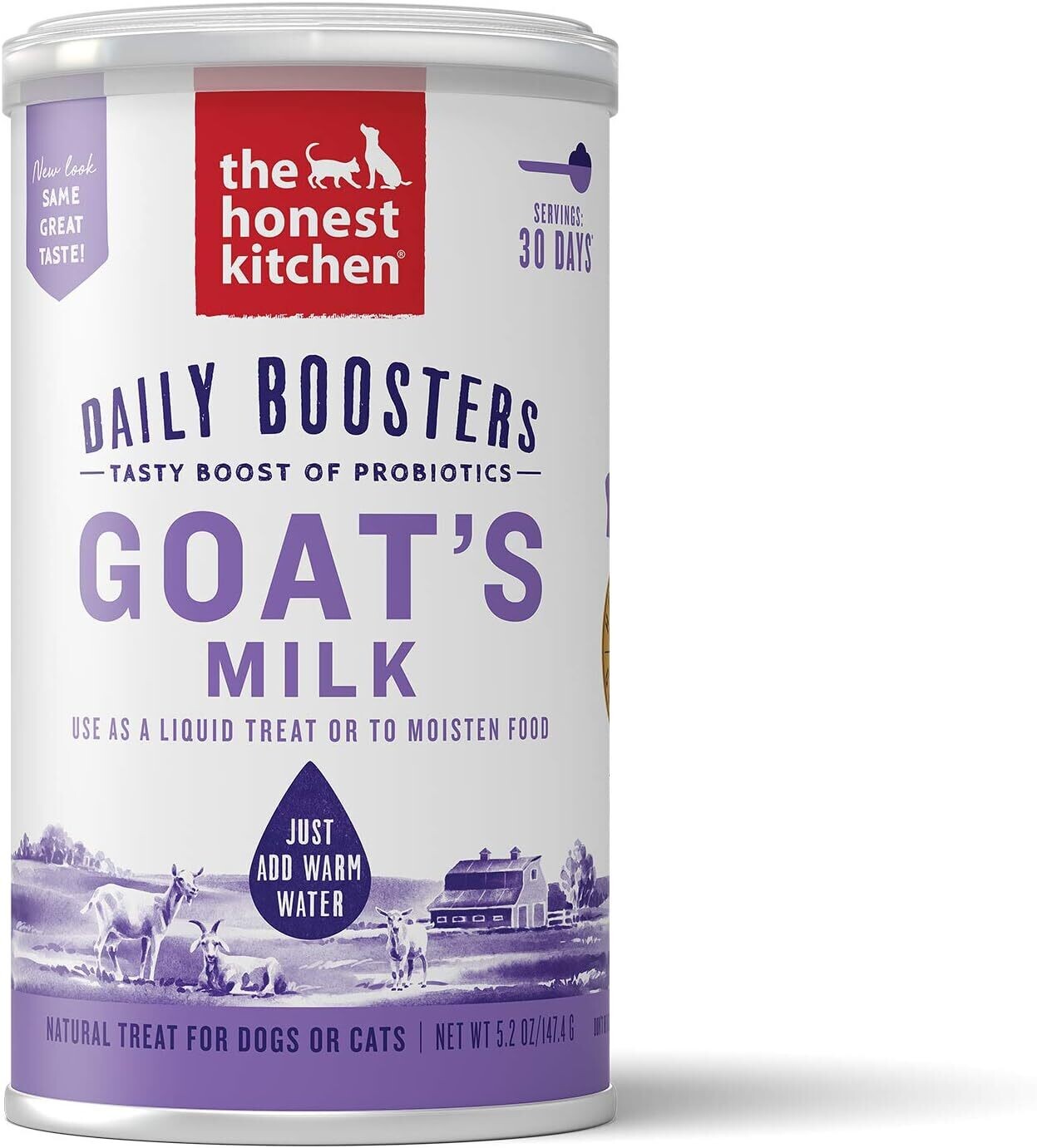 The Honest Kitchen Goat's Milk Probiotics Daily Booster 5.2oz