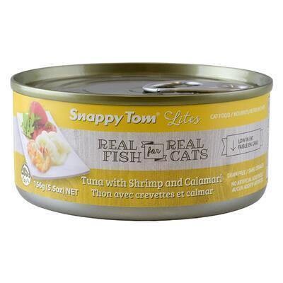 Snappy Tom Lites Tuna With Shrimp & Calamari 156g