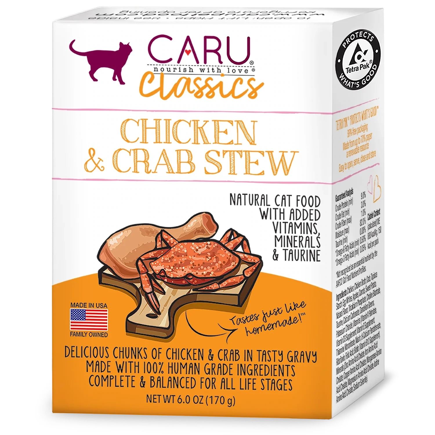 Caru Chicken Stew Cat Wet Food 5.5oz