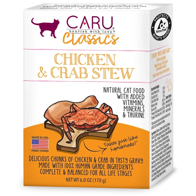 Caru Chicken Stew Cat Wet Food 5.5oz