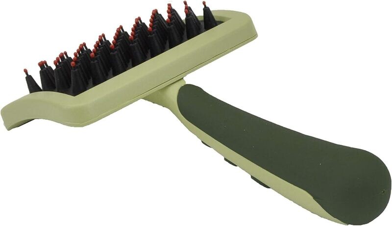 Safari Nylon Coated Tip Short Hair Dog Brush