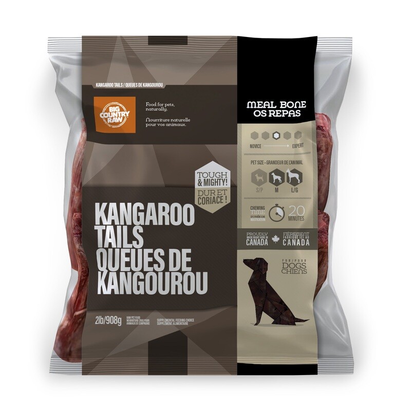 BCR Kangaroo Tail 2lb Dog Bone