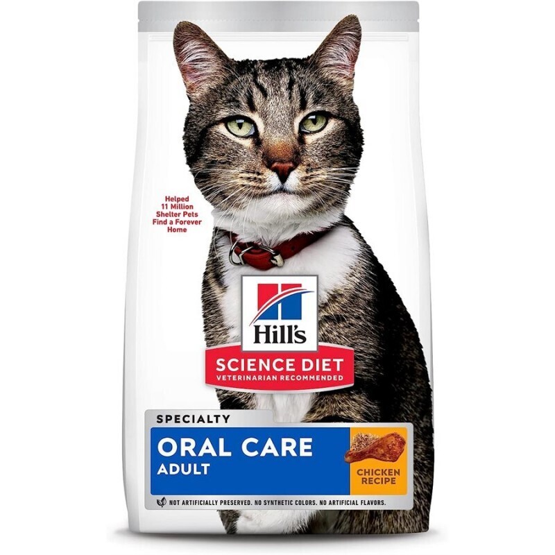 Hill's Oral Care Adult Dry Cat Food 7lb