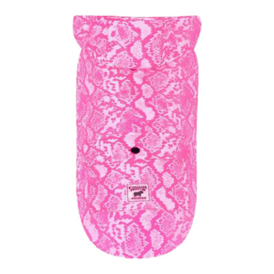 Canada Pooch Pick Me Poncho Snakeskin Size 16