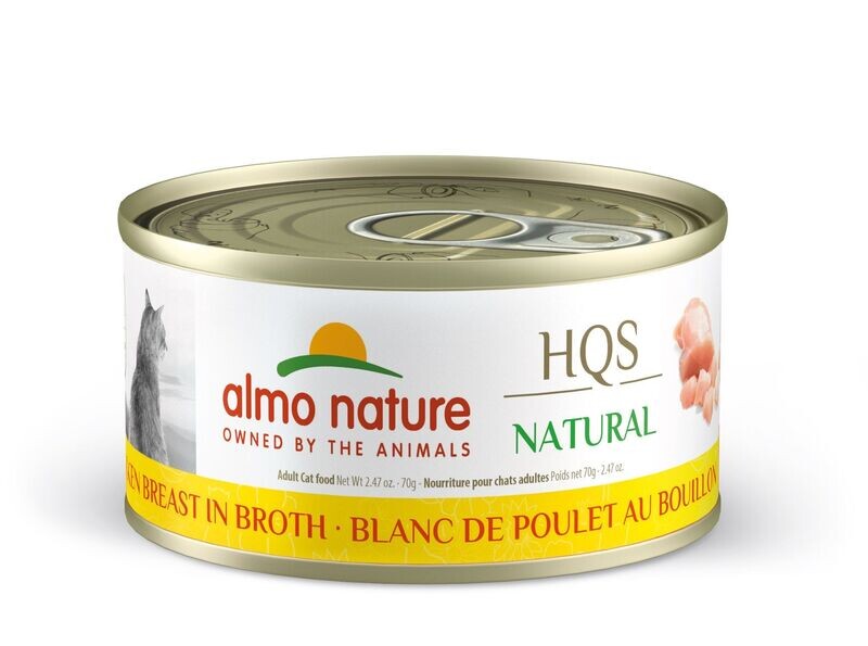 Almo Nature Natural Chicken Breast In Broth Wet Cat Food 70g