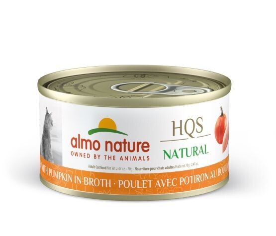Almo Nature Natural Chicken With Pumpkin In Broth Wet Cat Food 70g