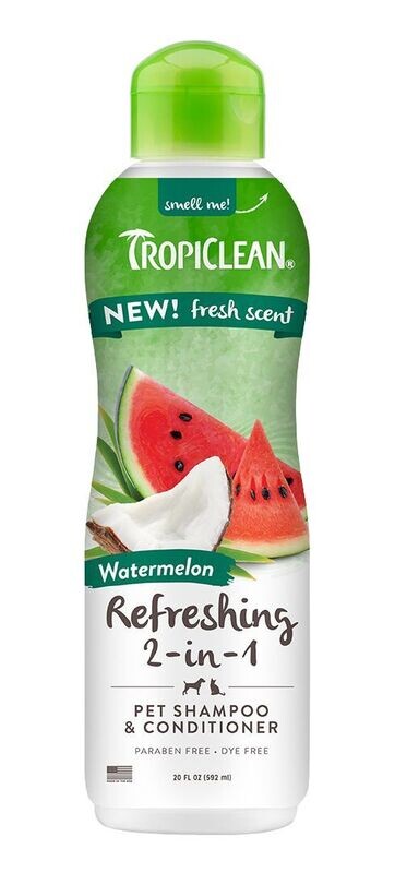 Tropiclean Watermelon Refreshing 2-in-1 Pet Shampoo & Conditioner