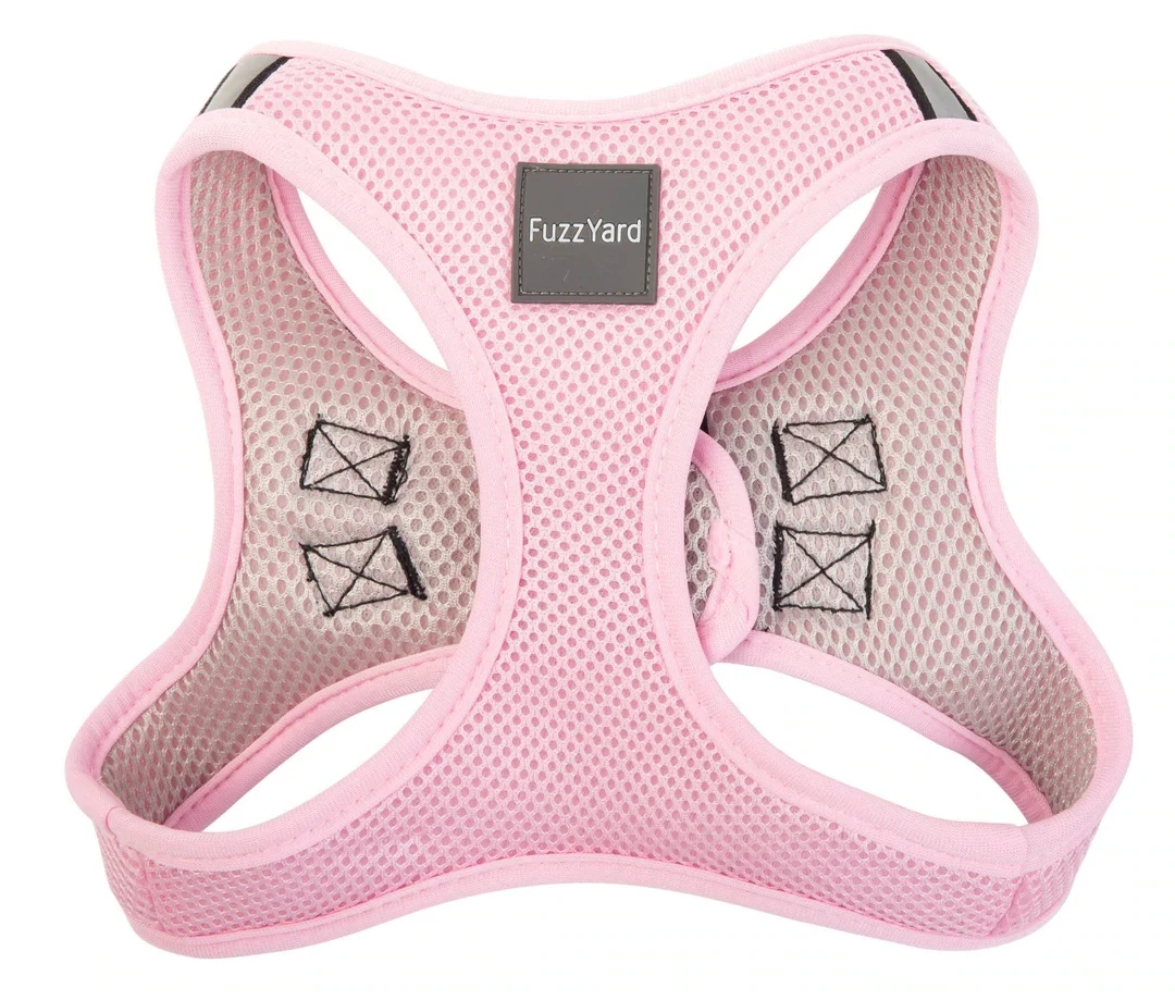 FuzzYard Step in Harness Small Pink