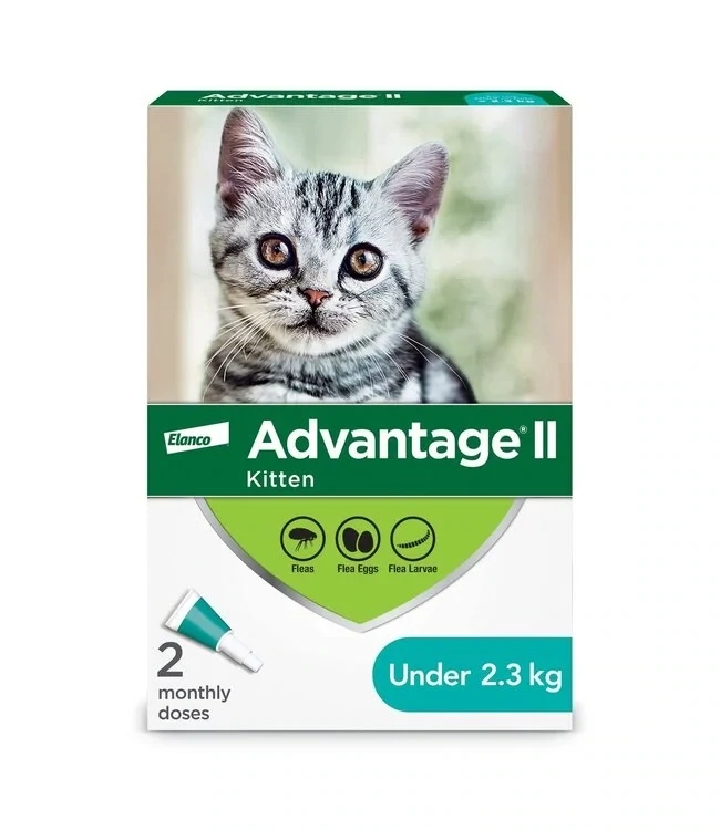 Advantage II Kitten <2.3kg 2doses