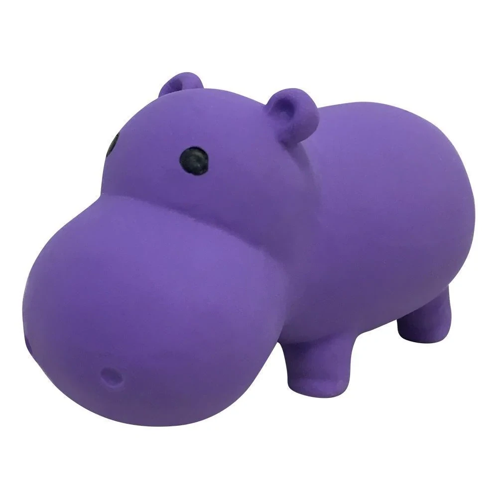 Foufou Brands Latex Dog Toy Hippo