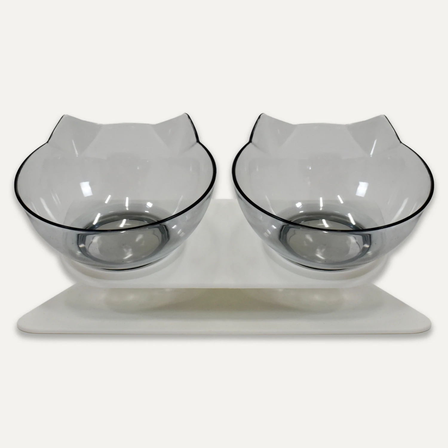 Gooeez Inclined Double Feeder Cat Bowl