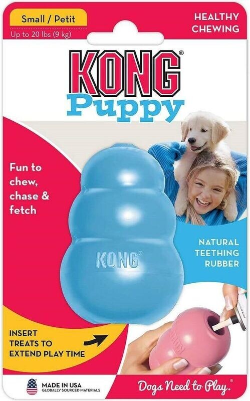 Kong Puppy Small Natural Teething Rubber
