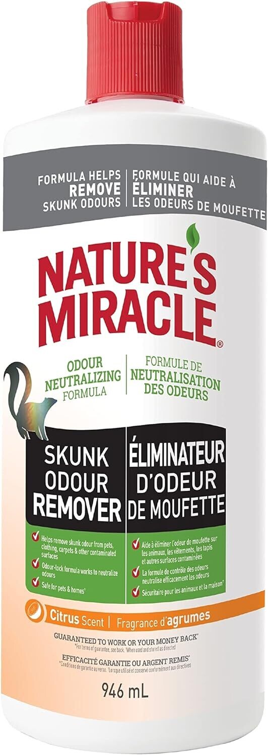 Nature's Miracle Skunk Odour  Remover Citrus 32oz