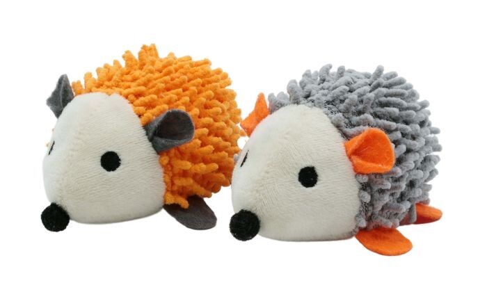 Bud'z Hedgehogs Duo Orange & Gray Cat Toy