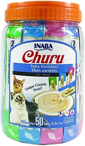 Churu Puree Tuna Variety 50pc Cat Treat