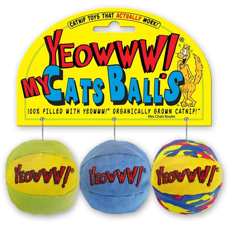 Yeowww Cat Toy Balls 3pc