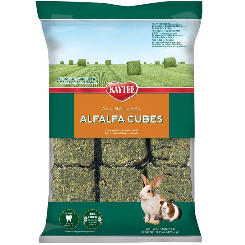 Kaytee Alfalfa Cubes Small Animals