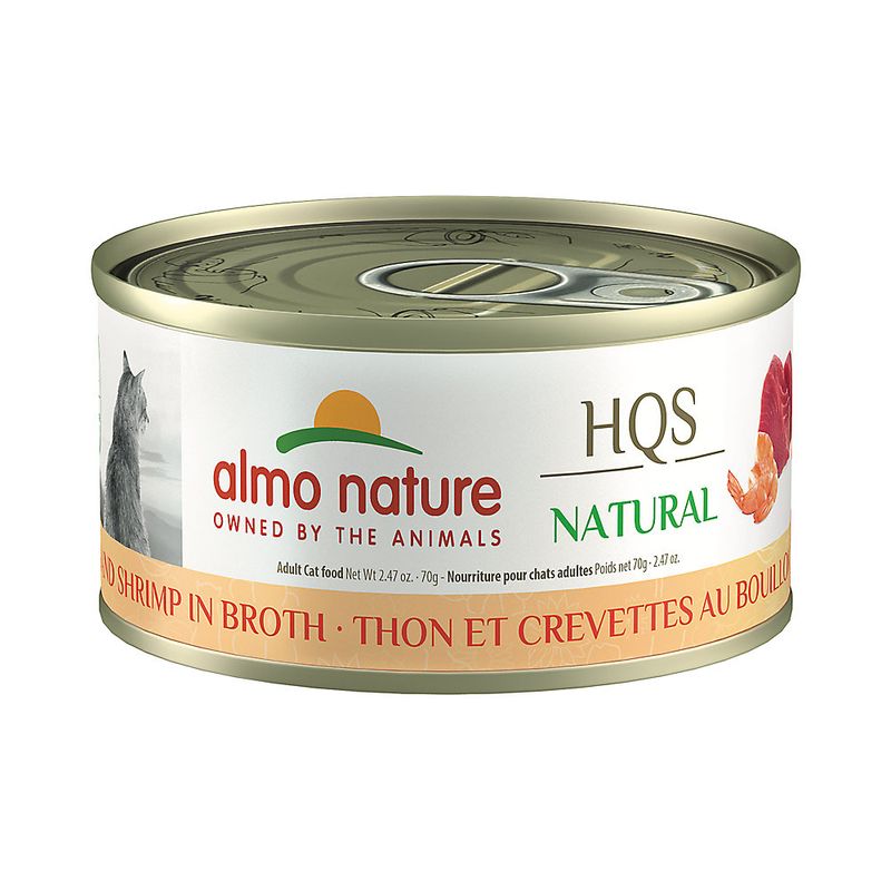 Almo Nature Natural Tuna & Shrimp In Broth Wet Cat Food 70g