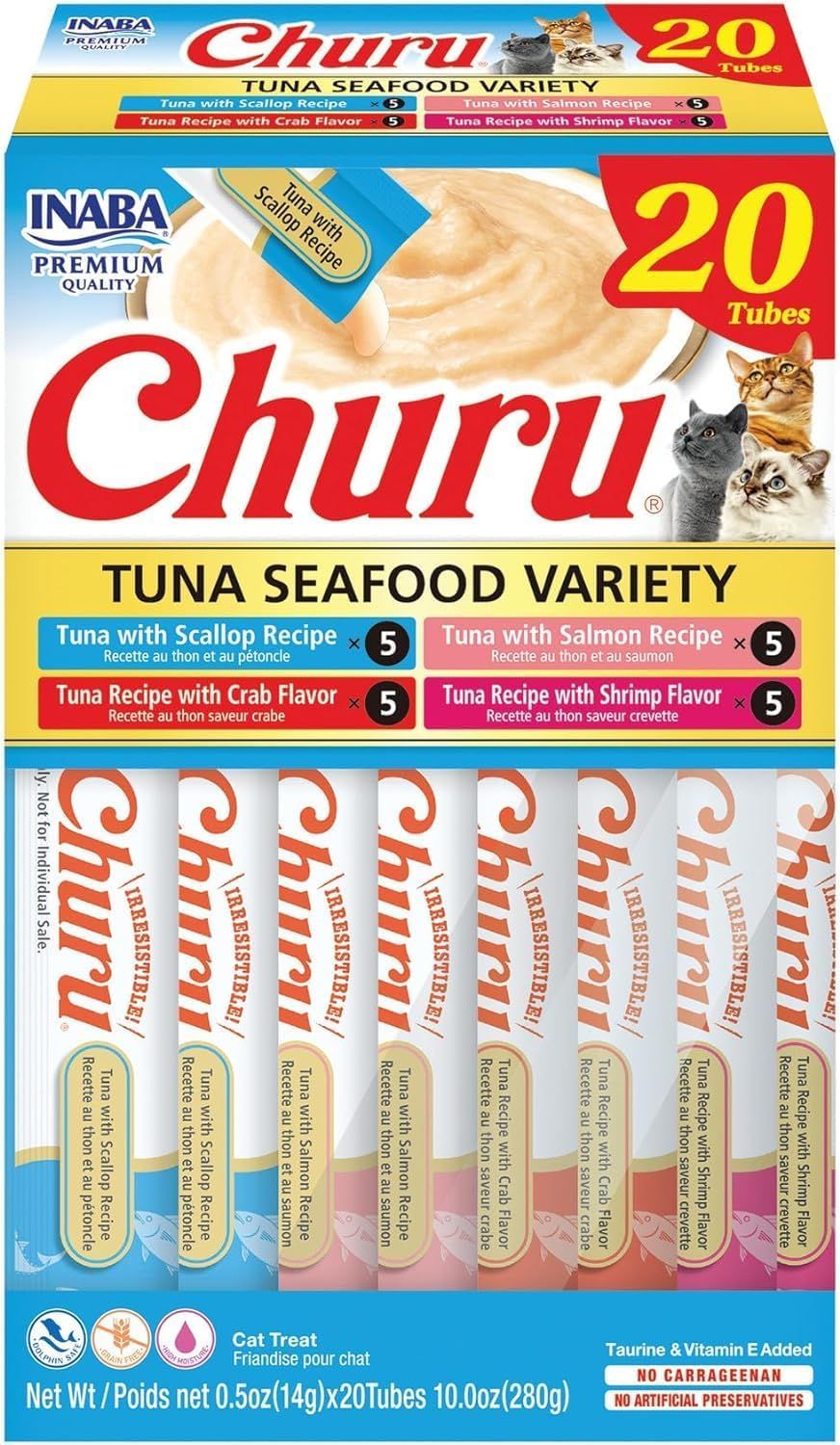 Churu Tuna Seafood Variety 20 Tubes