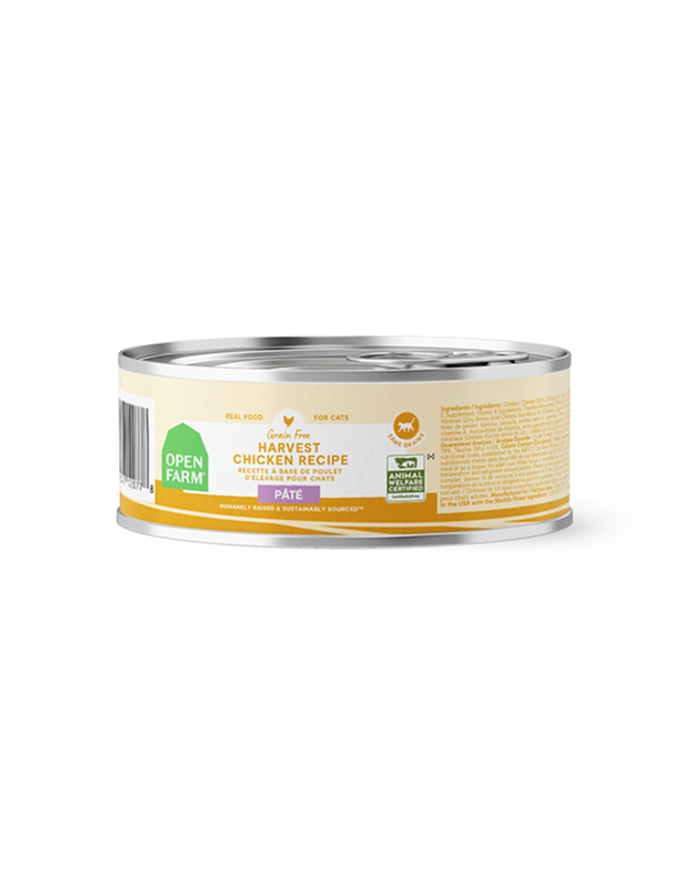 Open Farm Chicken Recipe Paté Cat Wet Food 2.8oz