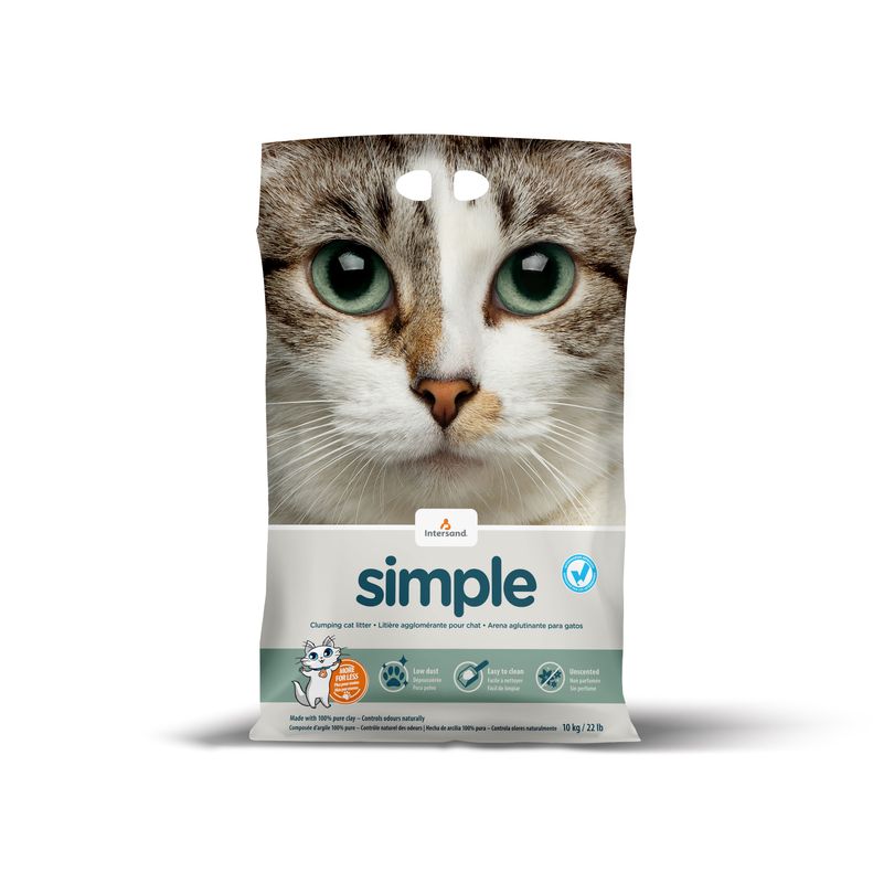 Intersand Simple Clumping Cat Litter 10kg